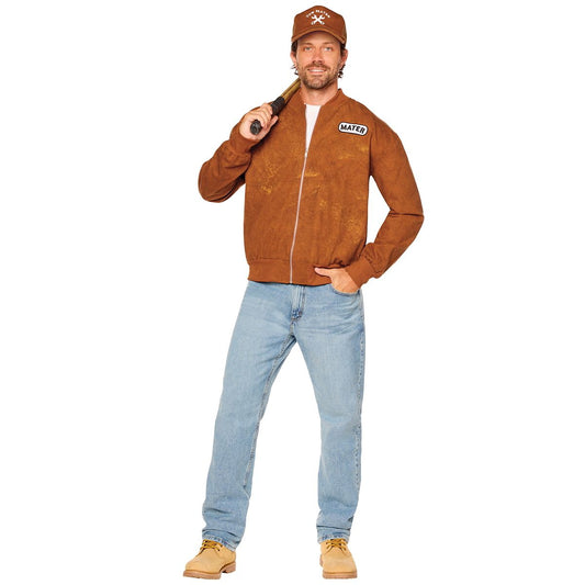 Adult Mater Utility Jacket and Trucker Hat - Cars BROWN