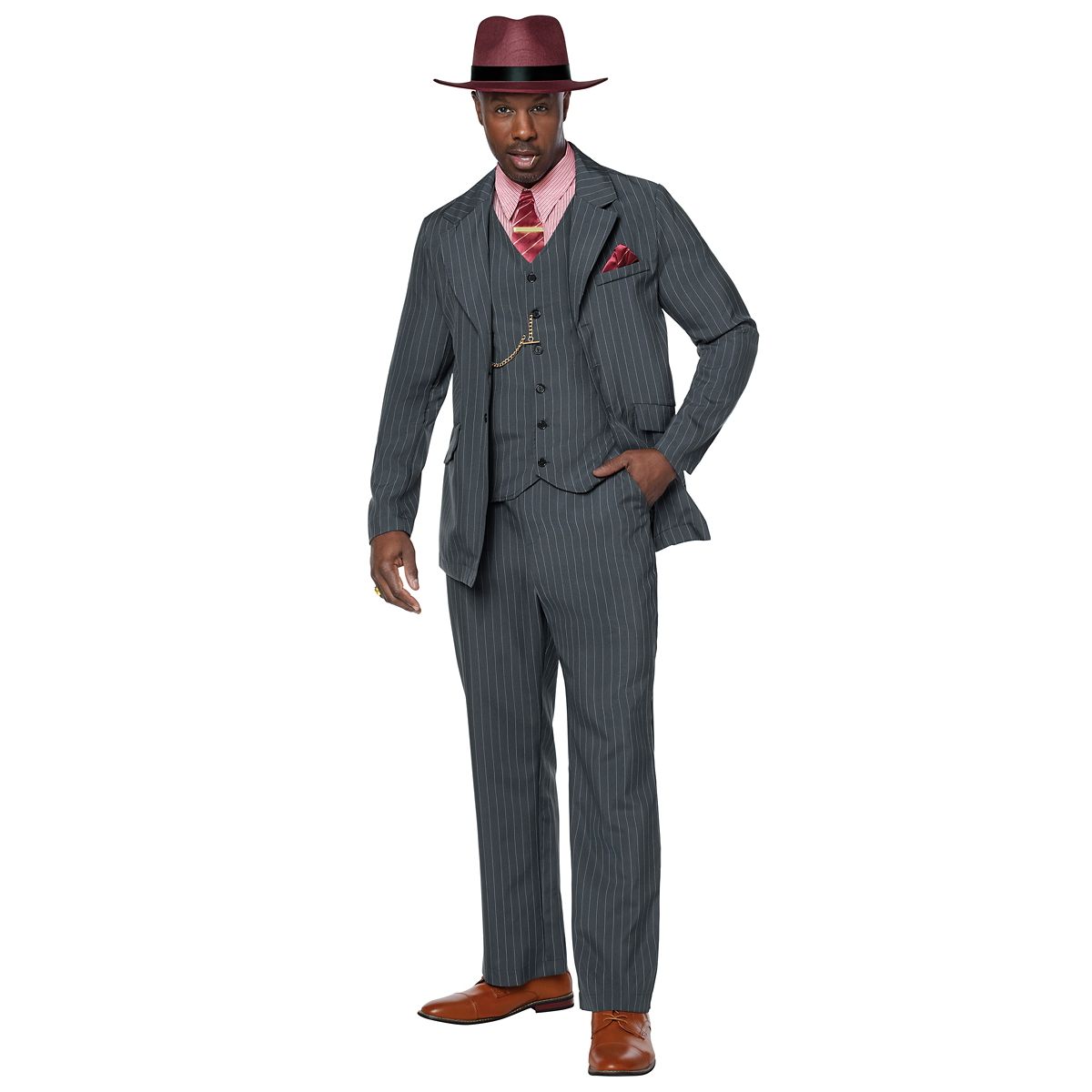 Adult Stack Suit Costume - Sinners RED