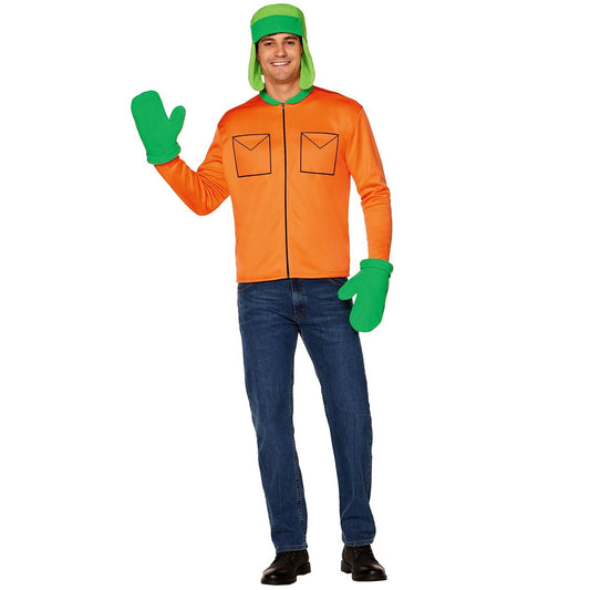 Adult Kyle Costume Kit - South Park ORANGE/GREEN
