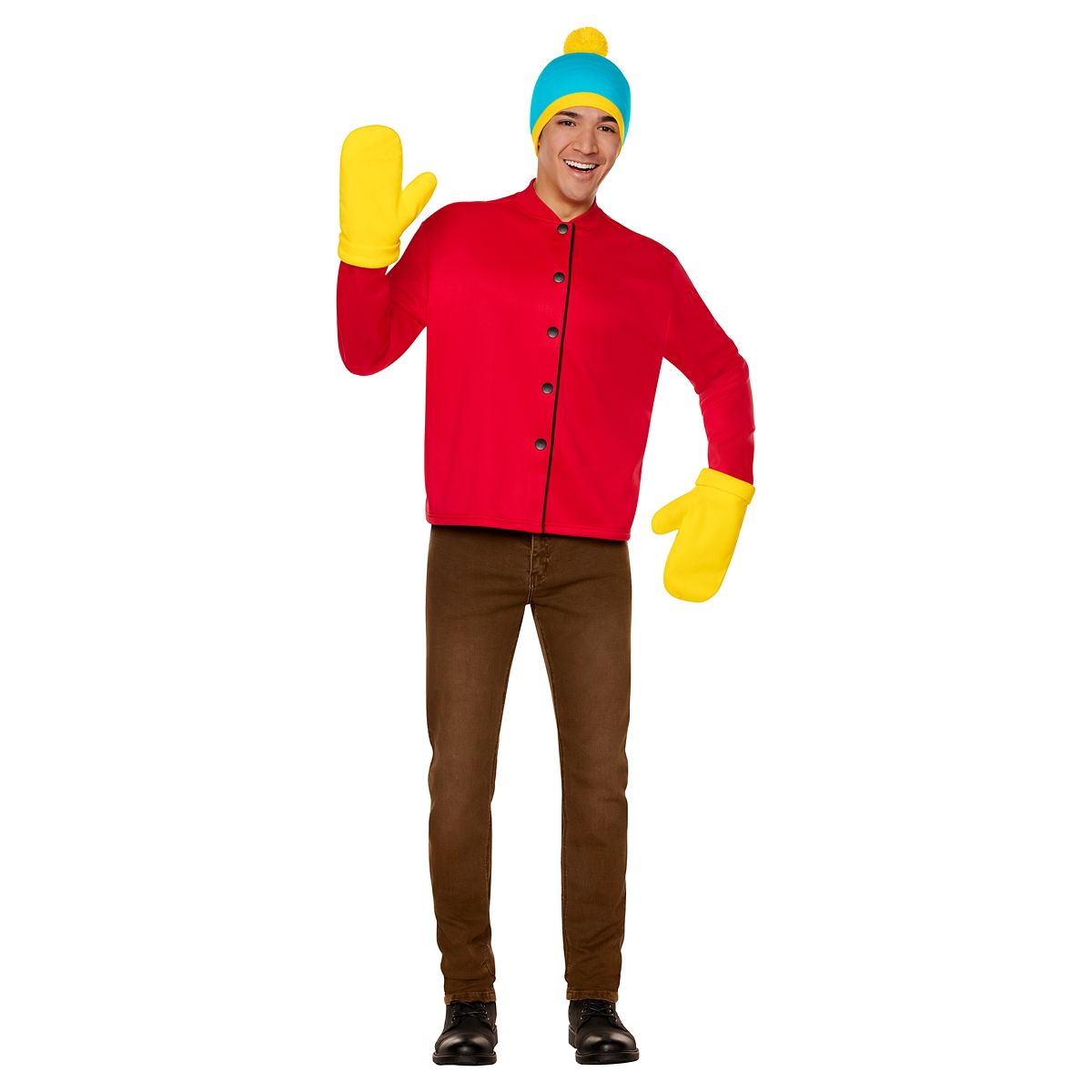 Adult Cartman Costume Kit - South Park RED/YELLOW