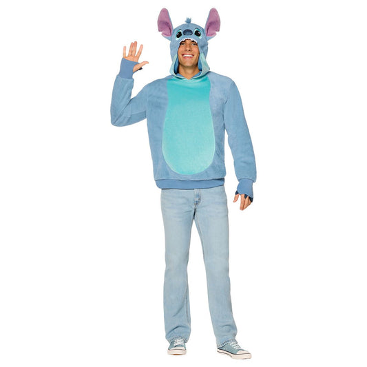 Adult Stitch Hoodie Costume - Lilo & Stitch BLUE