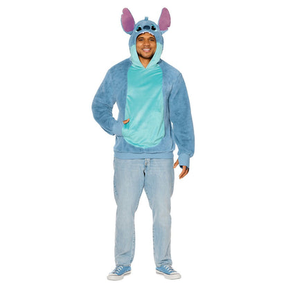 Adult Stitch Hoodie Costume - Lilo & Stitch BLUE