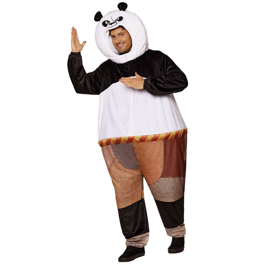 Adult Po Costume - Kung Fu Panda WHITE - MULTI