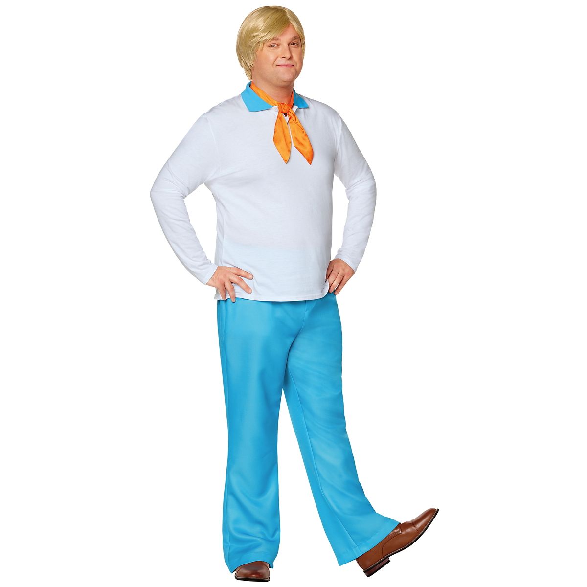 Adult Fred Plus Size Costume - Scooby-Doo MULTI-COLOR