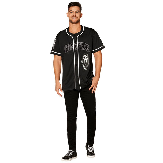 Ghost Face Baseball Jersey BLACK