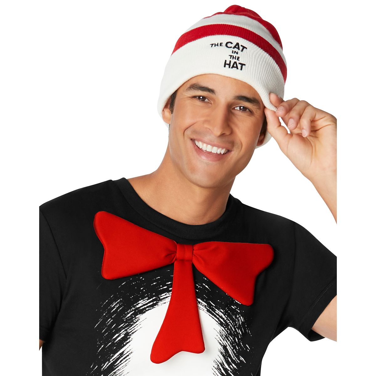 Adult Cat in the Hat Costume Kit - Dr. Seuss BLACK