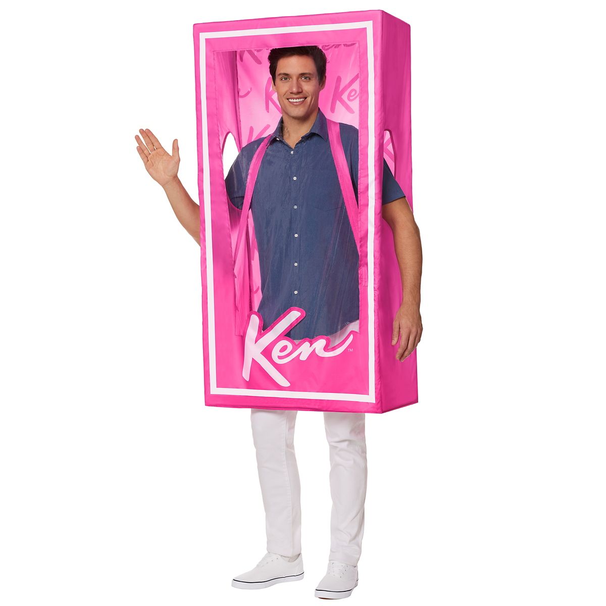 Adult Ken Box Costume - Barbie HOT PINK