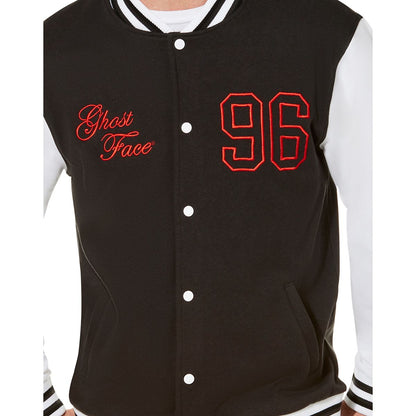 Adult Ghost Face Varsity Jacket GRAY