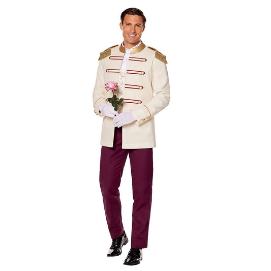 Adult Fairy Tale Prince Jacket WHITE