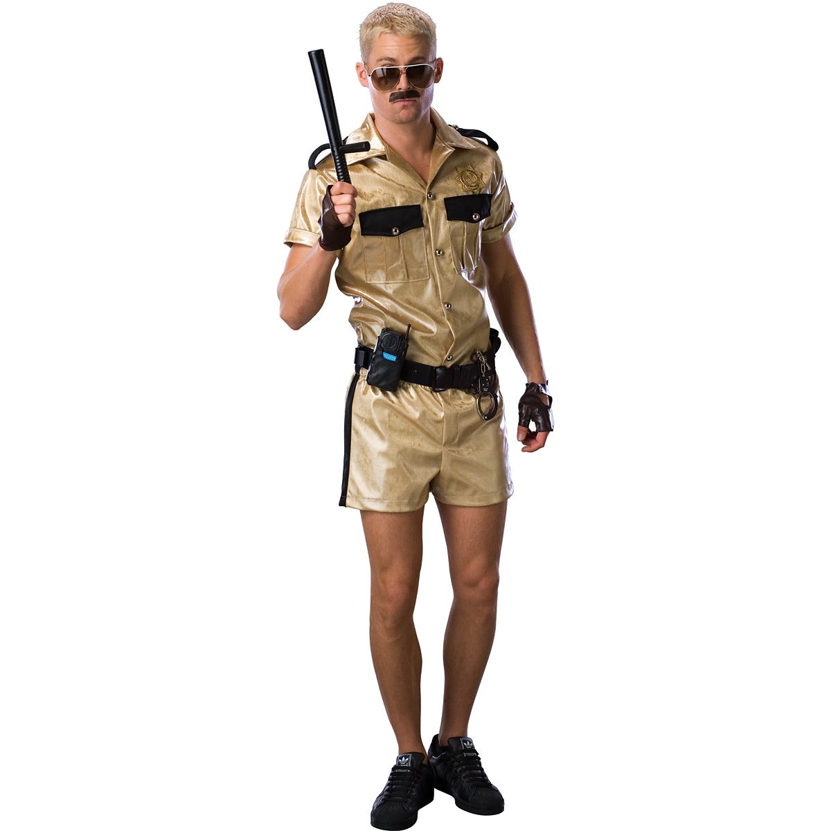 Adult Lieutenant Dangle Costume Deluxe - Reno 911 TAN