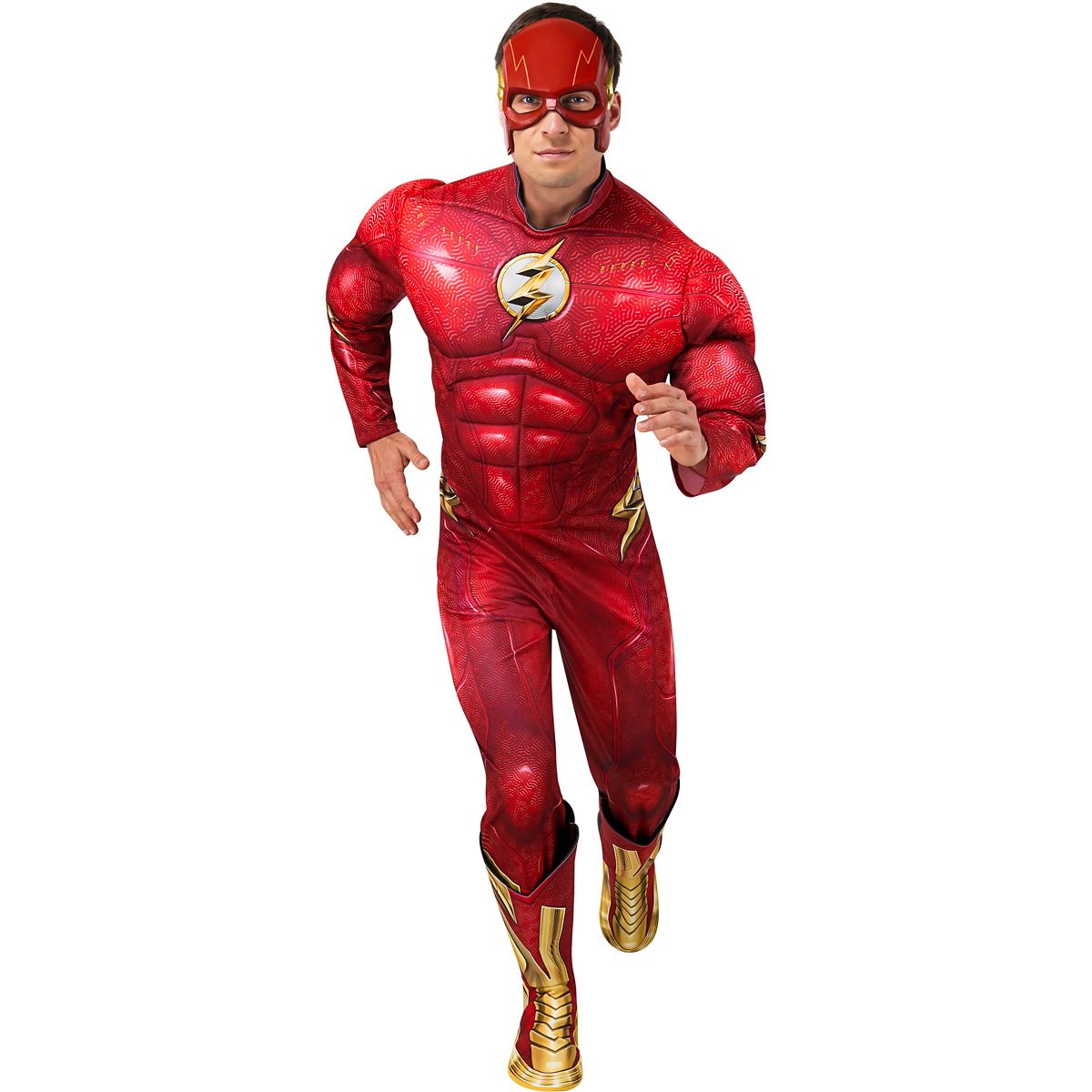 Adult Flash Costume Deluxe RED