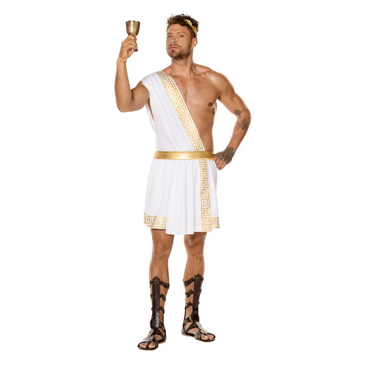 Adult Toga Costume GOLD AND WHITE
