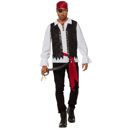 Adult Pirate Costume Kit MULTI-COLOR