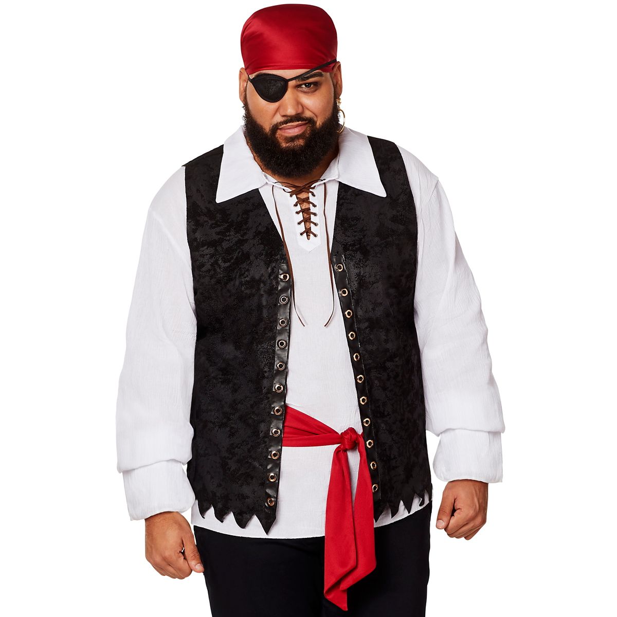 Adult Pirate Costume Kit MULTI-COLOR