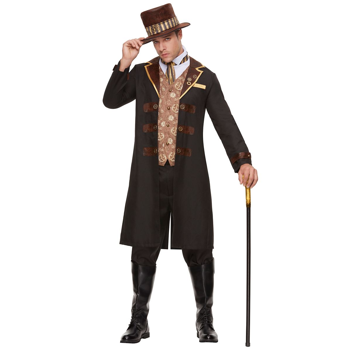 Adult Dapper Steampunk Costume BROWN