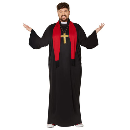 Adult Priest Costume BLACK