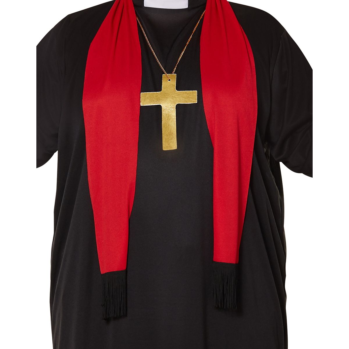 Adult Priest Plus Size Costume BLACK