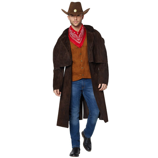 Adult Western Cowboy Costume BROWN