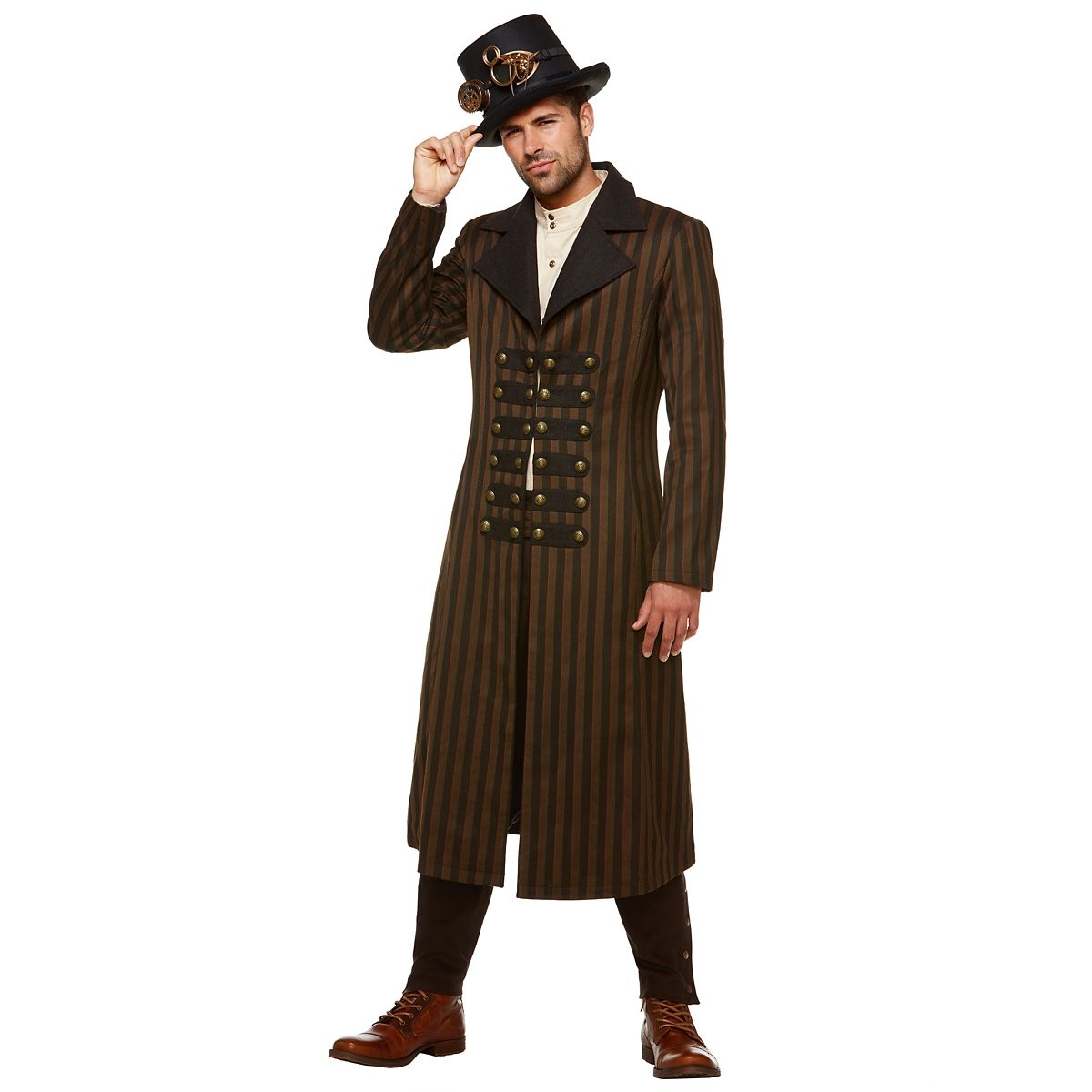 Steampunk Trench Coat BROWN