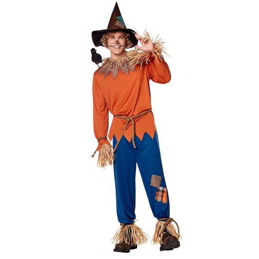 Adult Farm Scarecrow Costume MULTI-COLOR