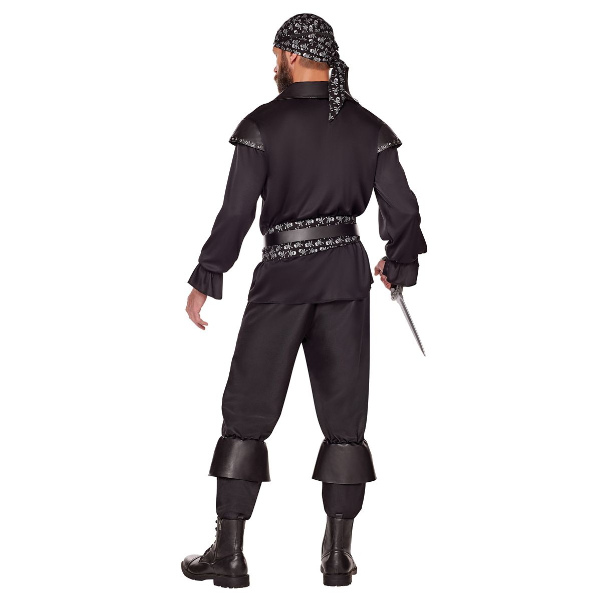 Adult Rogue Pirate Costume BLACK