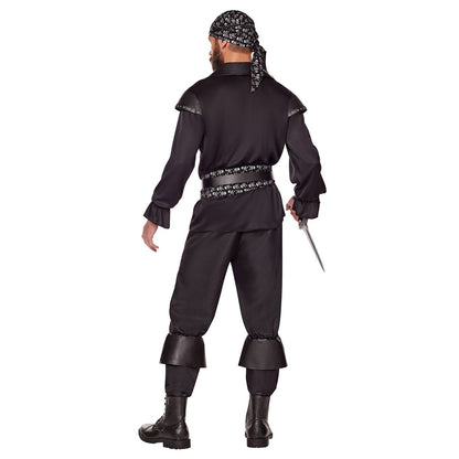 Adult Rogue Pirate Costume BLACK