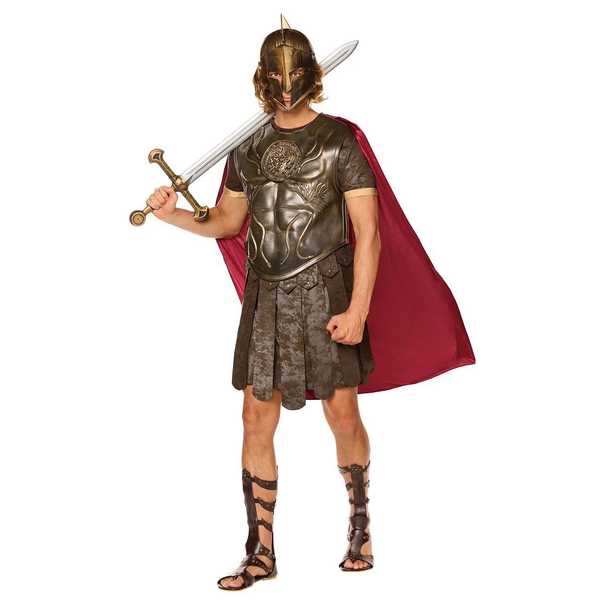 Adult Roman Warrior Costume BROWN