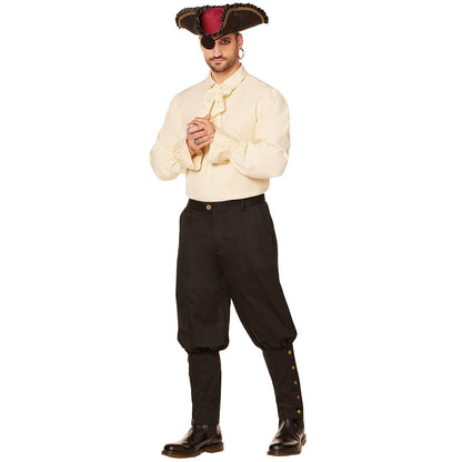 Adult Black Pirate Pants BLACK