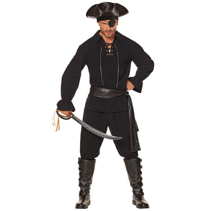 Adult Black Pirate Shirt BLACK