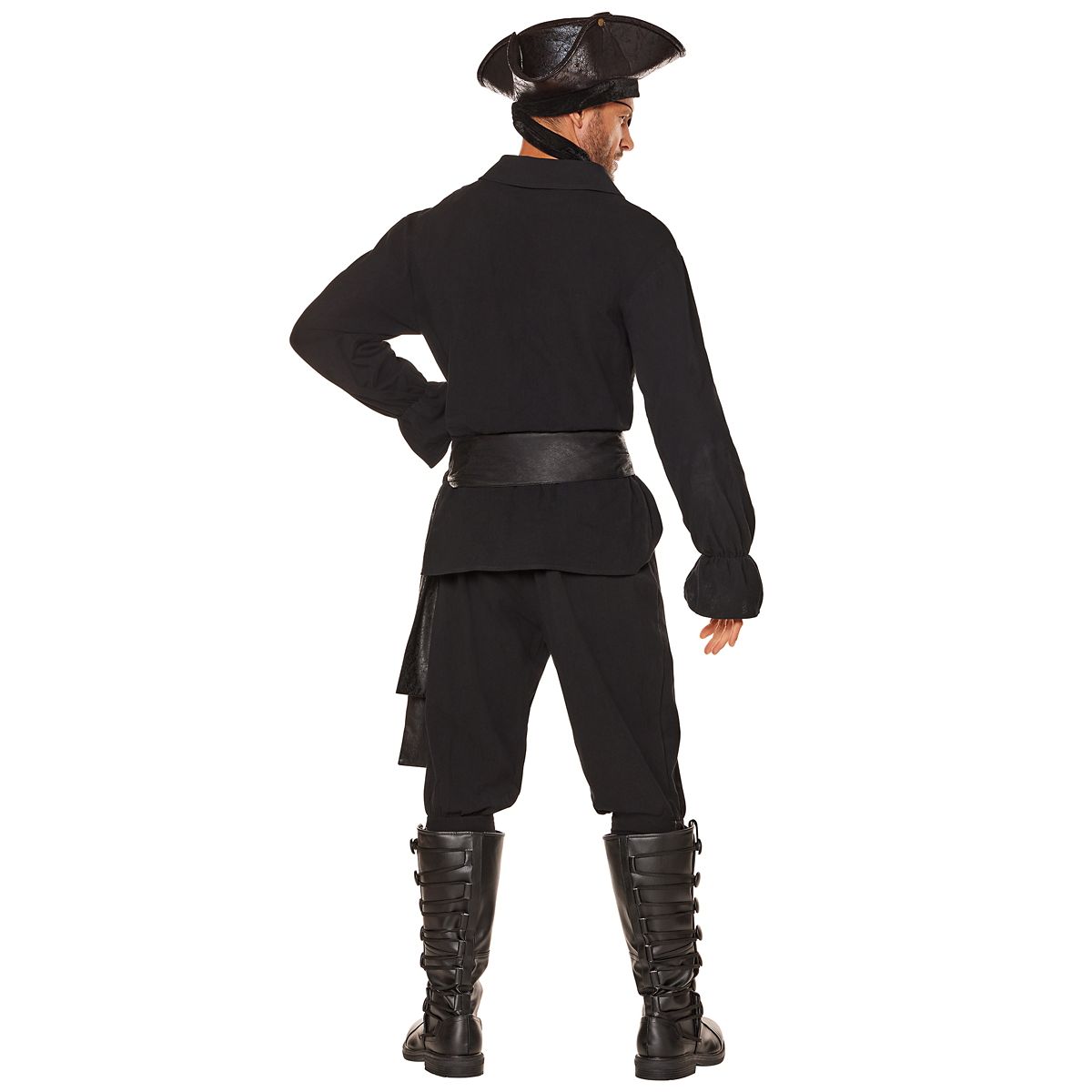 Adult Black Pirate Shirt BLACK