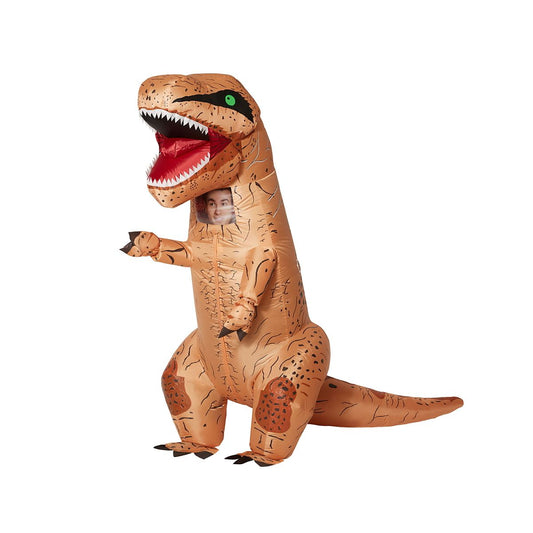 Adult Donny The Dinosaur Inflatable Costume MULTI-COLOR