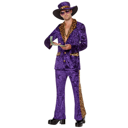 Adult Pimp Costume PURPLE