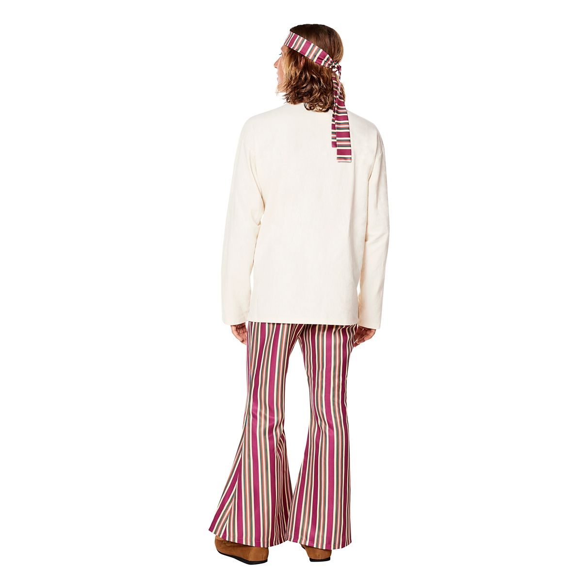 Adult Free Love Hippie Costume MULTI-COLOR
