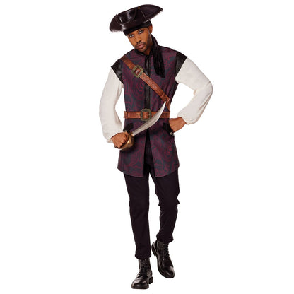 Adult Regal Rebels Pirate Vest MULTI-COLOR