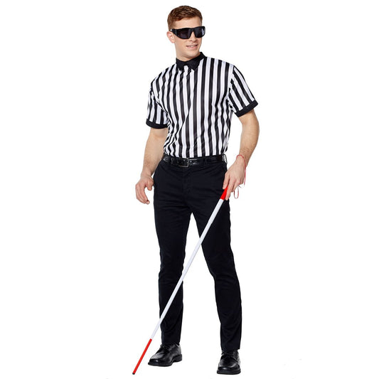 Adult Blind Referee Costume MULTI-COLOR