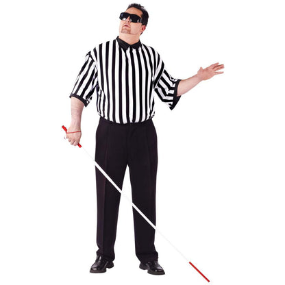 Adult Blind Referee Costume MULTI-COLOR