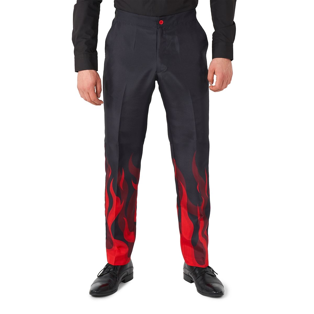 Adult Devil Party Suit BLACK AND RED