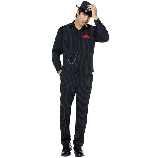 Gangster Vest BLACK