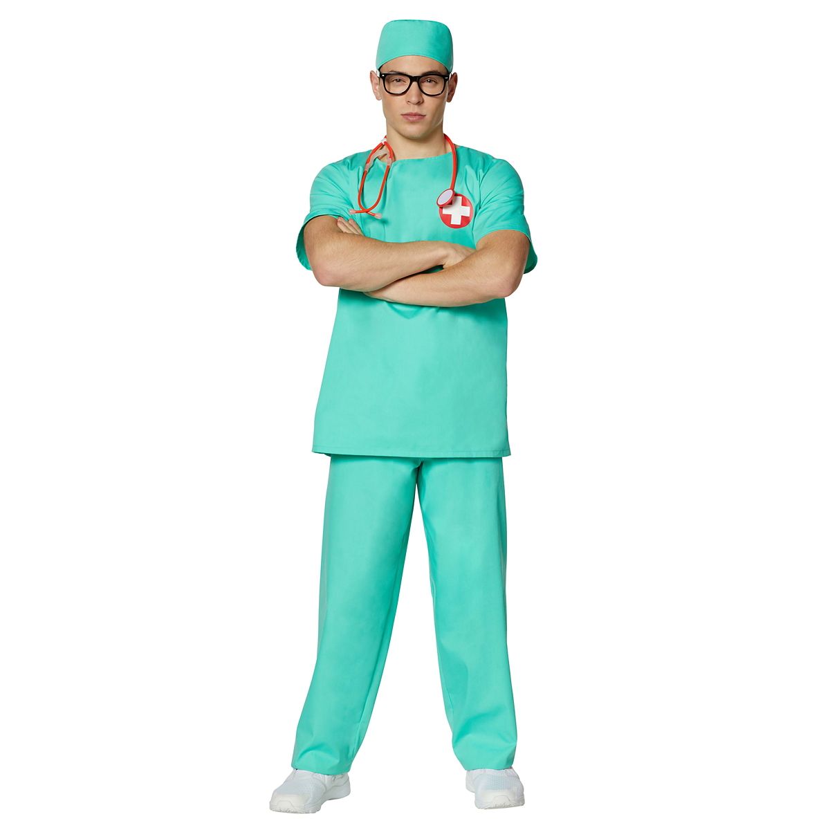 Adult ER Surgeon Costume GREEN
