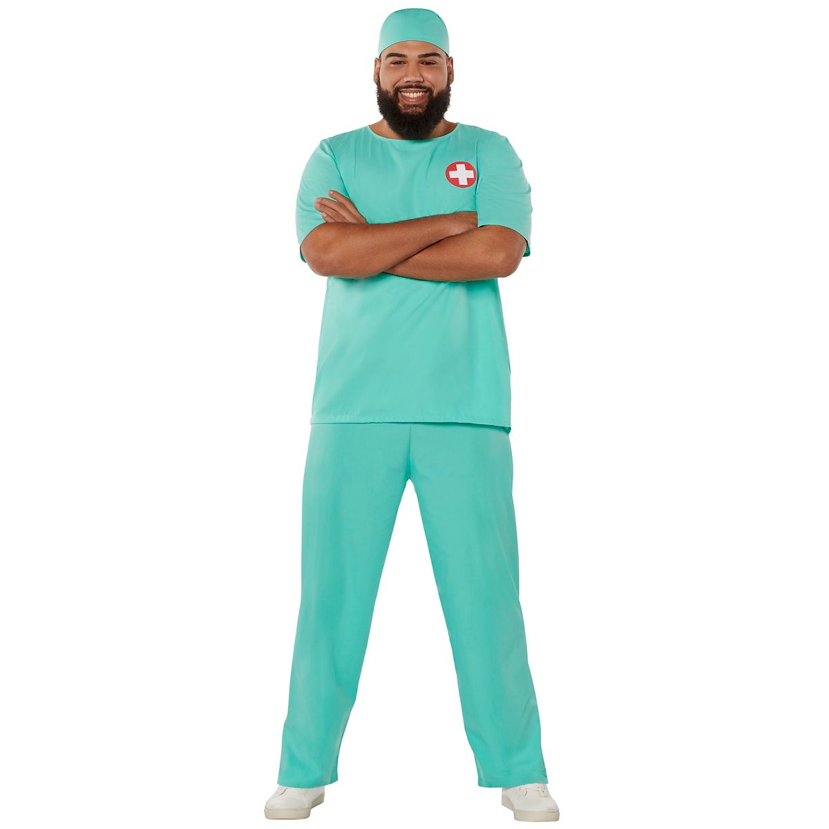 Adult ER Surgeon Costume GREEN
