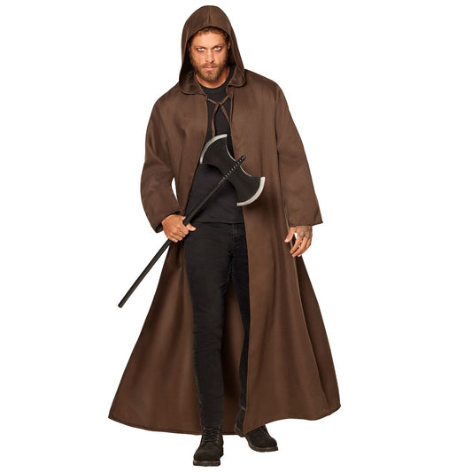 Adult Brown Hooded Cloak BROWN