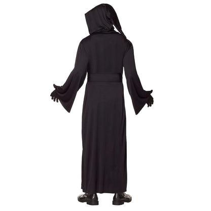 Adult Reaper Skeleton Robe Costume BLACK