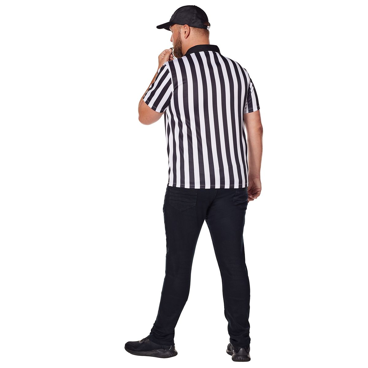 Adult Referee Plus Size Costume Kit WHITE