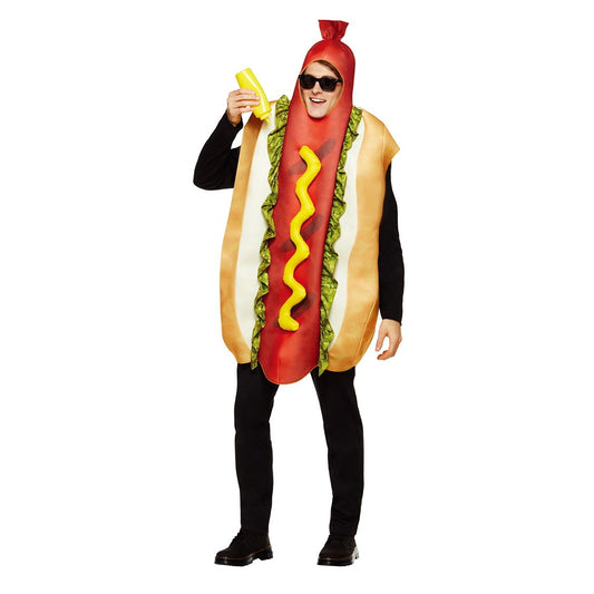 Adult Hotdog Costume BROWN
