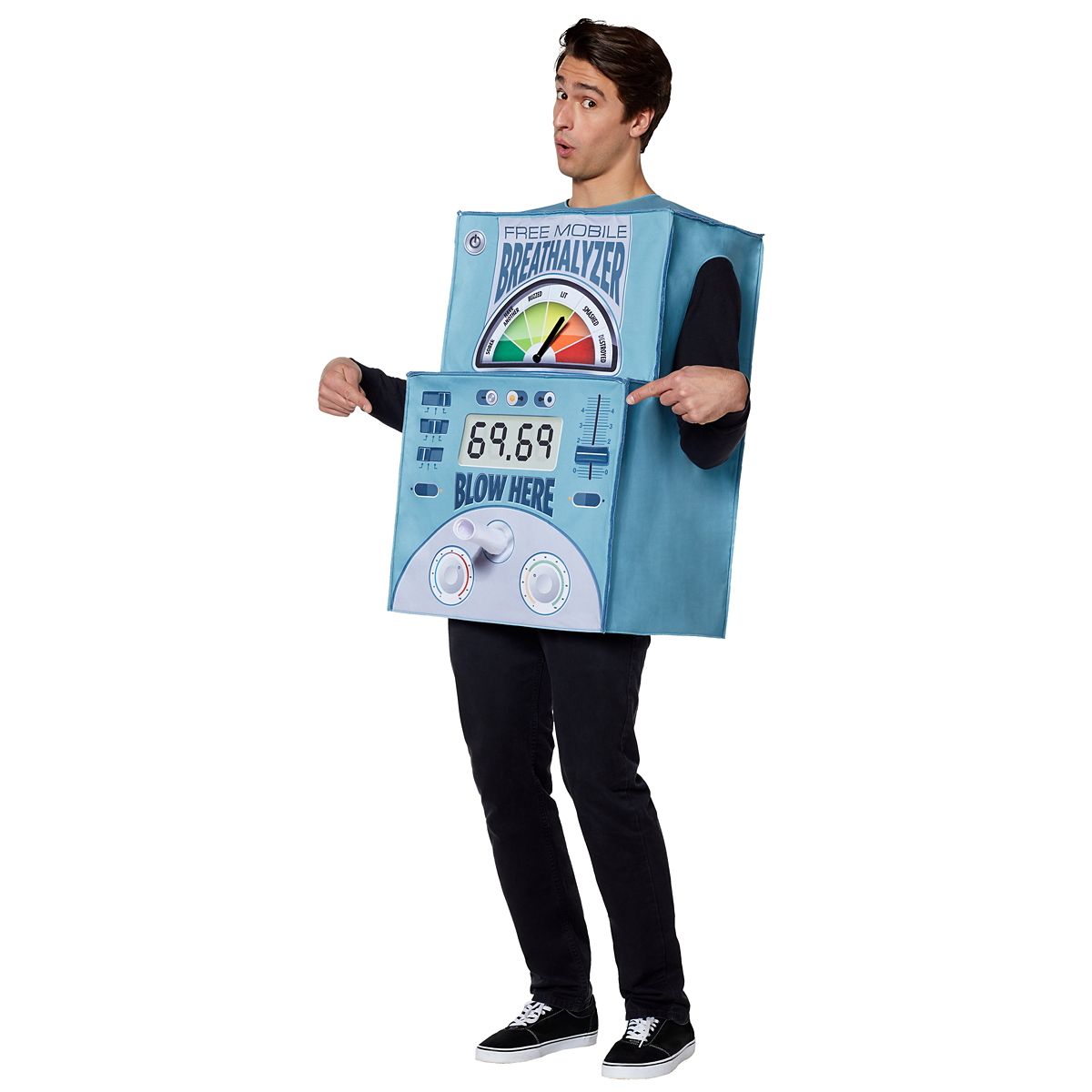 Adult Breathalyzer Costume MULTI-COLOR