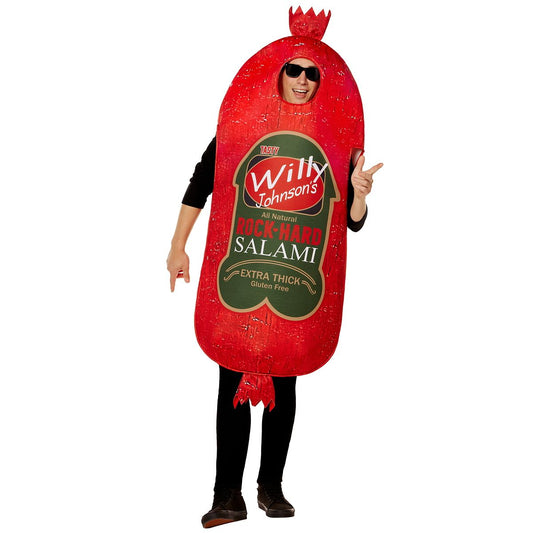 Adult Hard Salami Costume RED