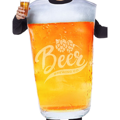 Oktoberfest Adult Pint Glass Beer Costume MULTI-COLOR