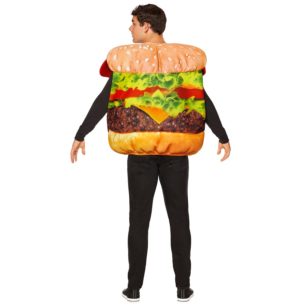 Adult Cheeseburger Costume MULTI-COLOR