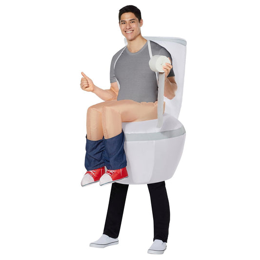 Adult Party Pooper Inflatable Costume MULTI-COLOR