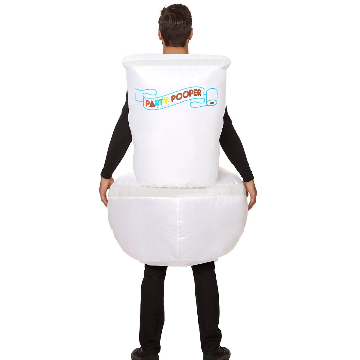 Adult Party Pooper Inflatable Costume MULTI-COLOR